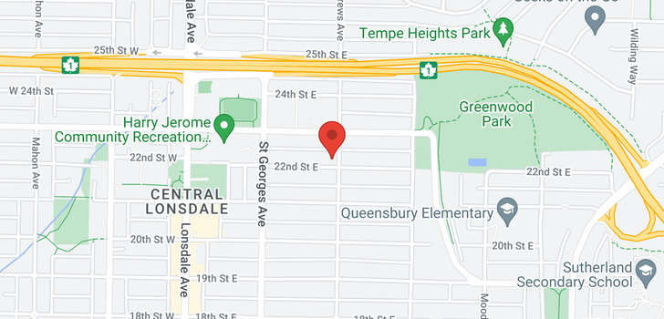 map of 258 E 22ND STREET